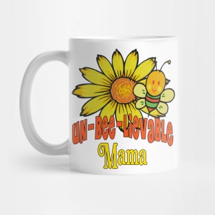 Unbelievable Mama Sunflowers and Bees Mug